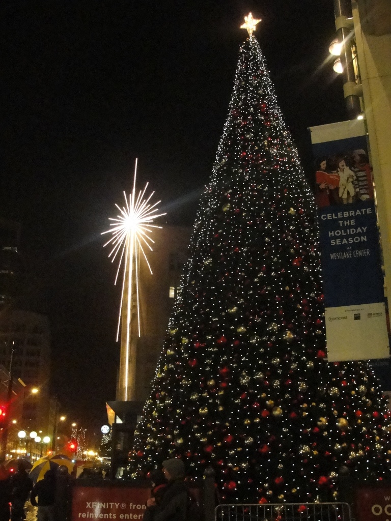 Westlake Center Christmas Tree: Seattle, WA