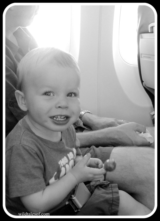 Busy Toddler's Plane Ride | WildTalesof.com