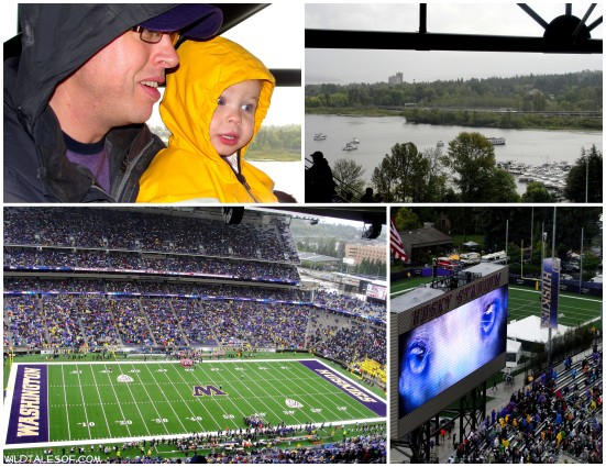 Exploring UW’s Husky Stadium and Surviving a Rainy Day Football Game | WildTalesof.com