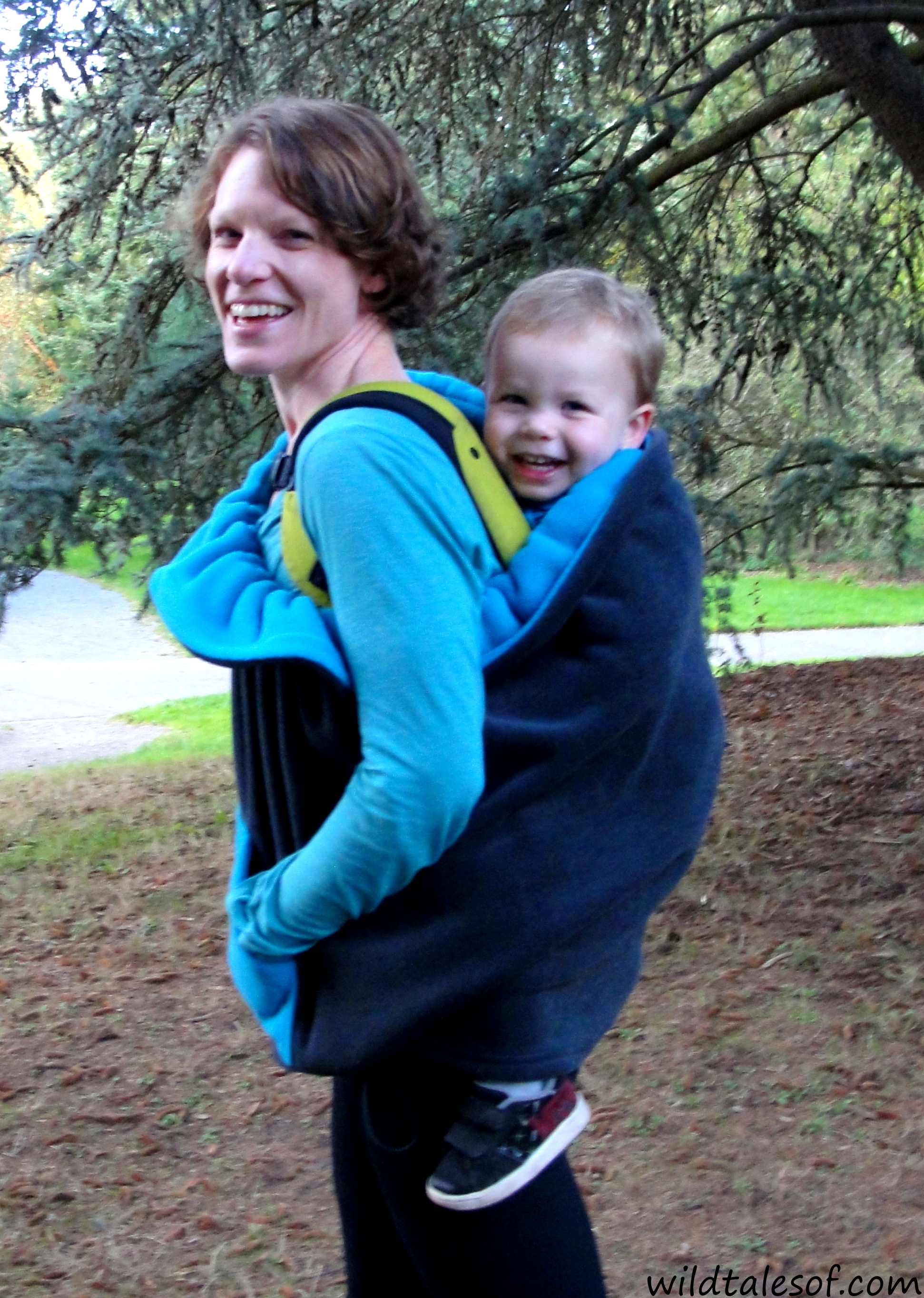 Kowalli Baby Carrier Cover Navy Blue Fleece Compatible With All Soft Carriers 