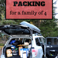 11-Day Road Trip: Packing for a Family of 4